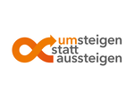 Hier ist das Logo von umsteigen statt aussteigen zu sehen